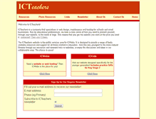 Tablet Screenshot of icteachers.co.uk